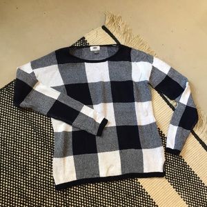 Old Navy Gingham Sweater